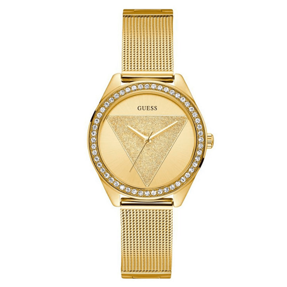 Relógio Guess Tri Glitz Dourado