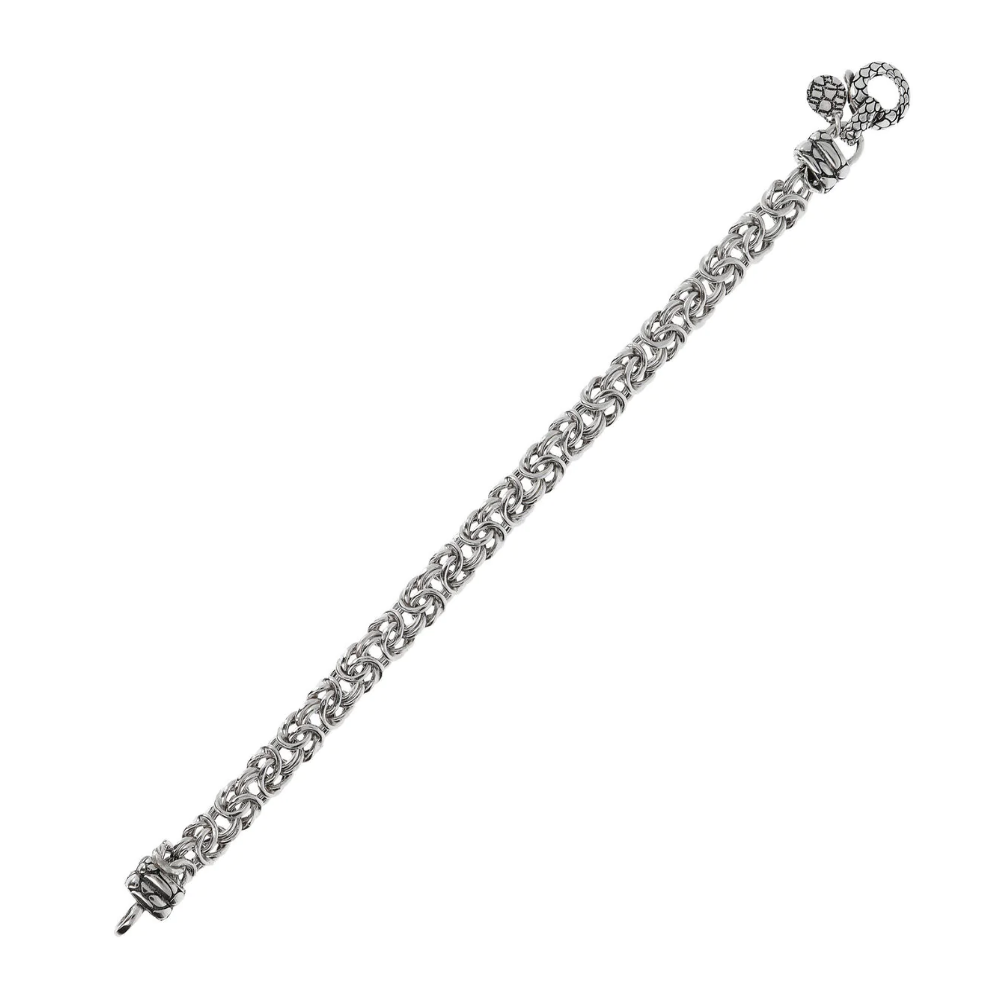 PULSEIRA ALBERTO M. PRATA 925% ELOS CORDA