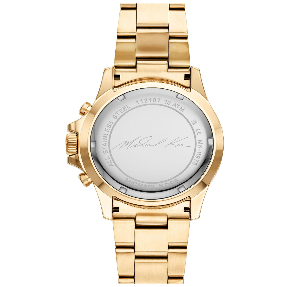 RELÓGIO MICHAEL KORS DOURADO MOSTRADOR AZUL
