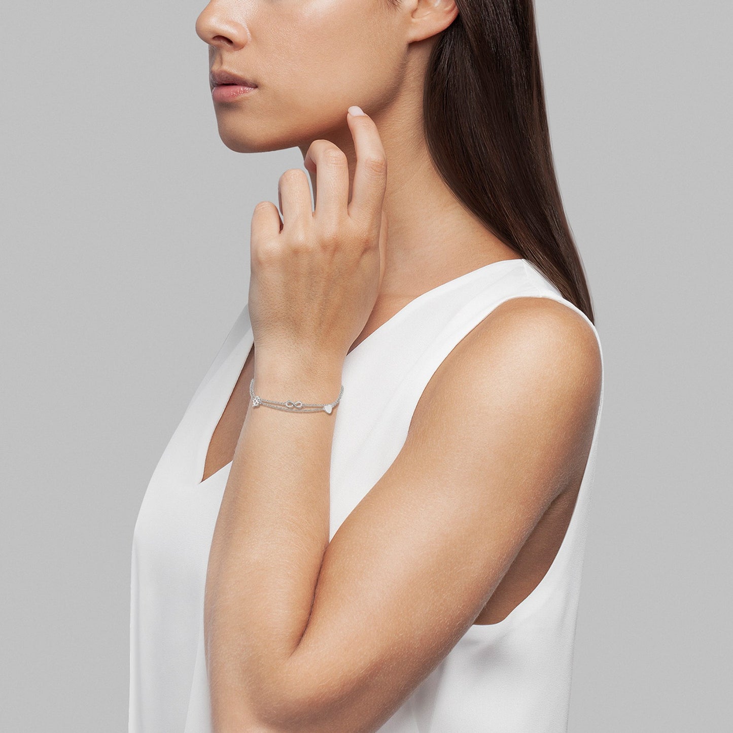 PULSEIRA UNIKE CLASSY & CHIC EM PRATA 925%