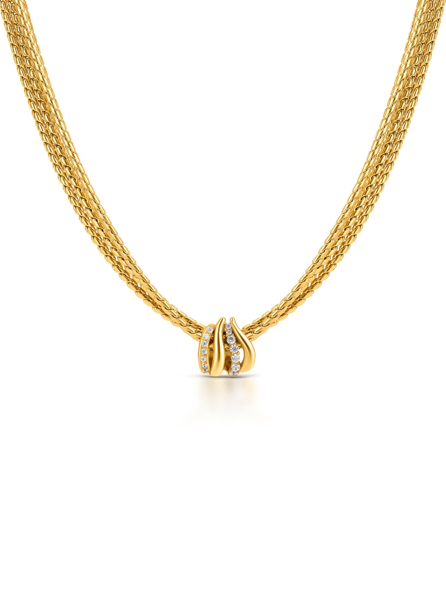 SET COLAR & BRINCOS ONE STELLA GOLD