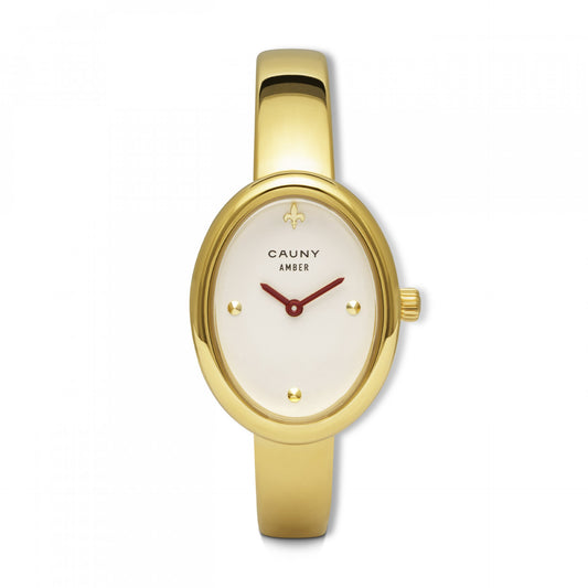RELÓGIO CAUNY AMBER 24X32MM MST BRANCO