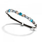 PULSEIRA TASHI ISTAMBUL AZUL EM PRATA 925