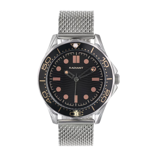 RELÓGIO HOMEM CHRIS PRETO/ROSE GOLD