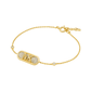 PULSEIRA MICHAEL KORS EM PRATA DOURADA COM ZIRCÓNIAS