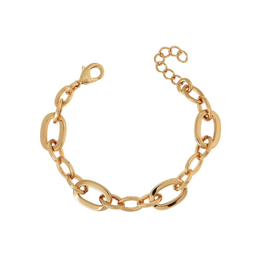 PULSEIRA VIDAL & VIDAL EM BRONZE COM BANHO DE OURO 18K