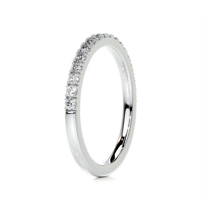 Anel em ouro 19,2k com diamantes