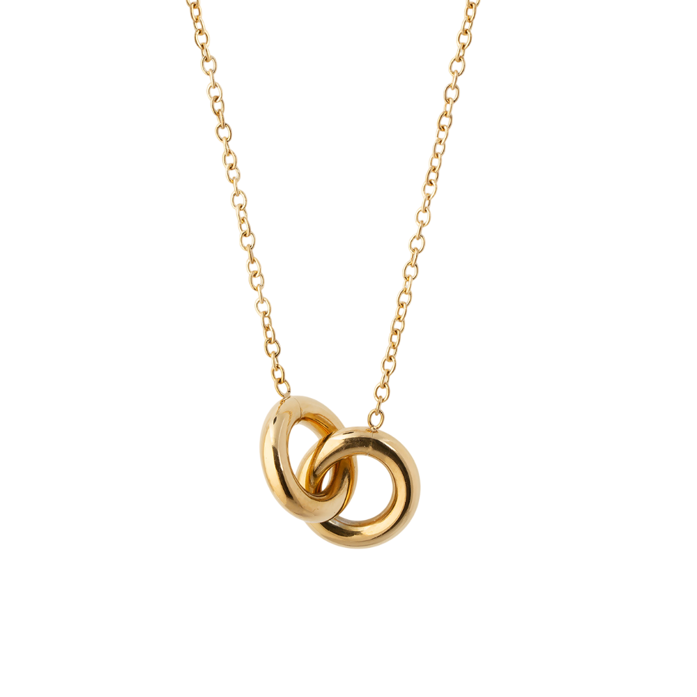 COLAR LIU JO EM AÇO DOURADO