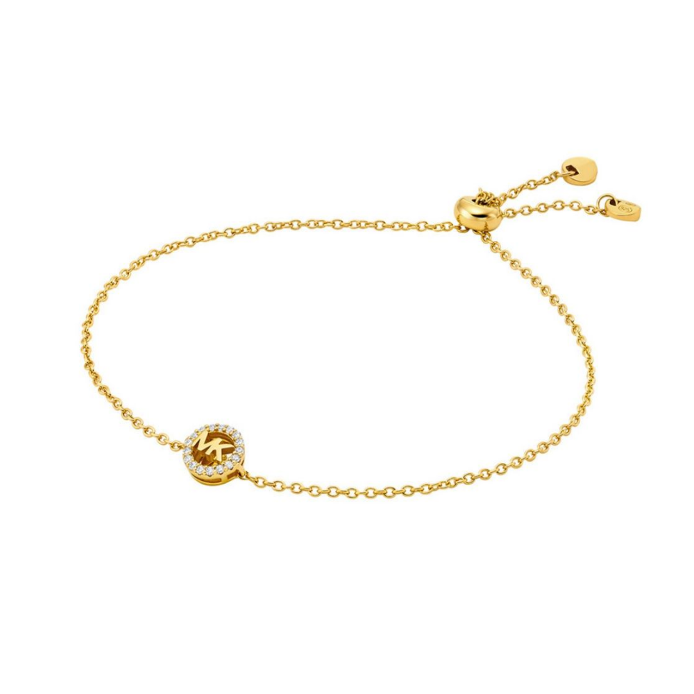 PULSEIRA MICHAEL KORS EM PRATA 925% DOURADA COM ZIRCÓNIAS
