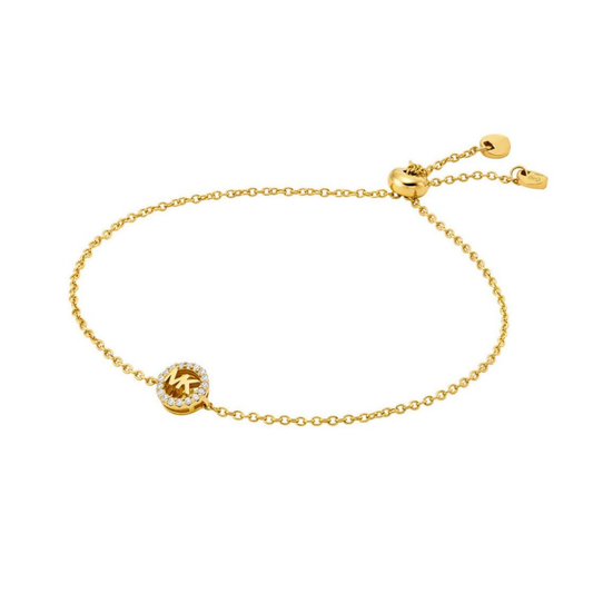PULSEIRA MICHAEL KORS EM PRATA 925% DOURADA COM ZIRCÓNIAS