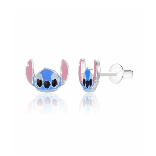 BRINCOS STITCH EM PRATA 925%