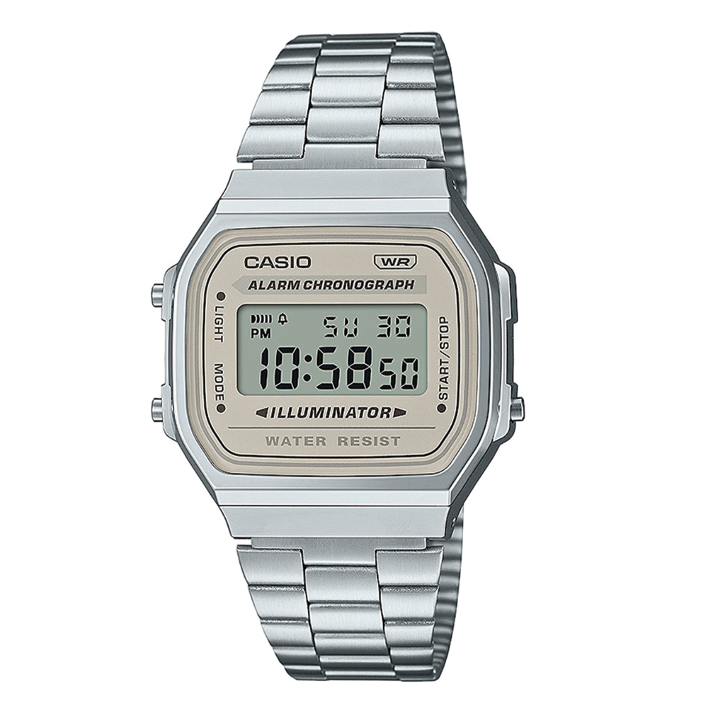 RELÓGIO CASIO PRATEADO "A168WA-8AYES"