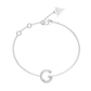 PULSEIRA GUESS G CRYSTAL PRATEADA