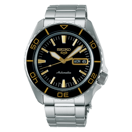 RELÓGIO SEIKO 5SPORTS SKX SUITS MOSTRADOR PRETO