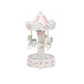 CARROSEL CAVALOS CERAMICA ROSA ESP