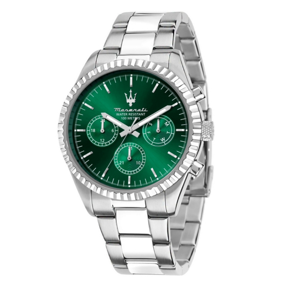 RELÓGIO MASERATI COMPETIZIONE 43 MM MOSTRADOR VERDE