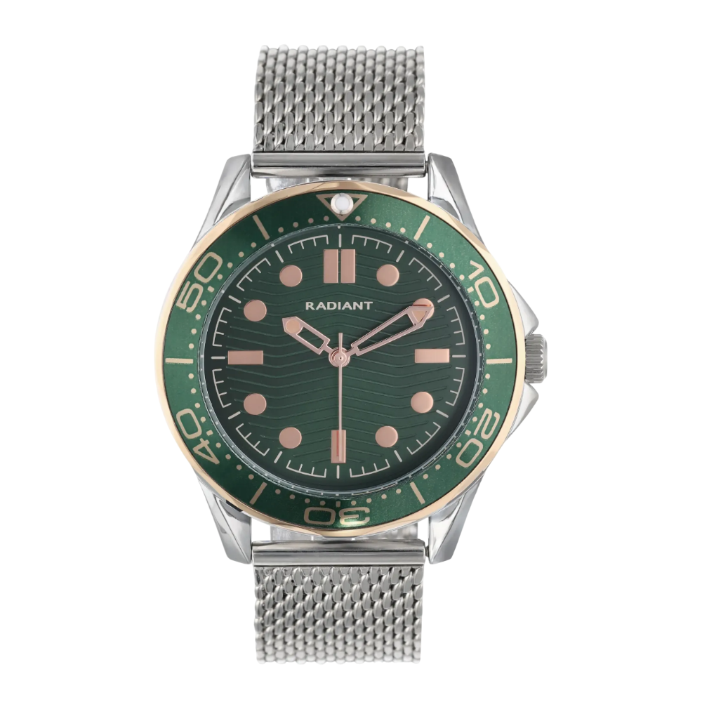 RELÓGIO HOMEM RADIANT  CHRIS VERDE/ROSE GOLD