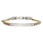 PULSEIRA 2JEWELS EM AÇO CHAPA DOURADA
