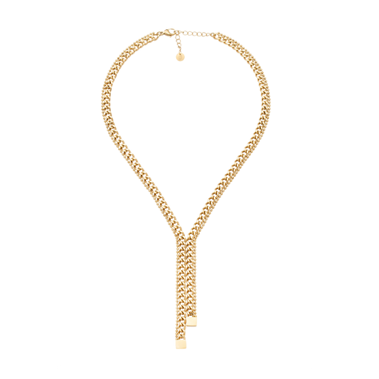 COLAR LIU JO EM AÇO  DOURADO