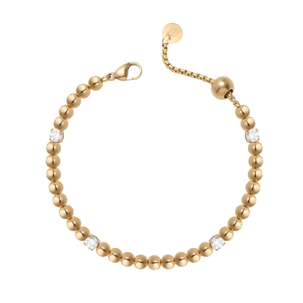 PULSEIRA LIU JO EM AÇO DOURADO