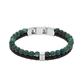 PULSEIA FOSSIL EM AÇO E PELE VERDE