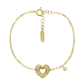 PULSEIRA EUGÉNIO CAMPOS EM PRATA 925%COM ZIRCÓNIAS HEARTLY