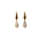 BRINCOS VIDAL & VIDAL EM BRONZE COM BANHO DE OURO 18K