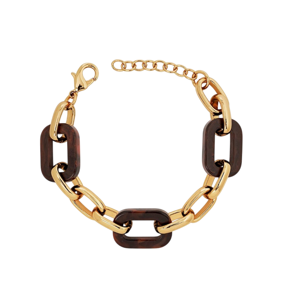 PULSEIRA VIDAL & VIDAL EM BRONZE COM BANHO DE OURO 18K