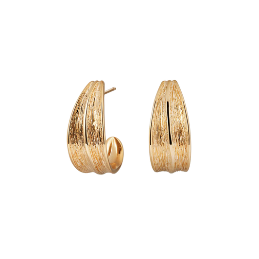 BRINCOS VIDAL & VIDAL EM BRONZE COM BANHO DE OURO 18K