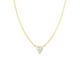 COLAR LIU JO EM AÇO DOURADO COM ZIRCÓNIA
