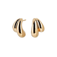 BRINCOS VIDAL & VIDAL EM BRONZE COM BANHO DE OURO 18K