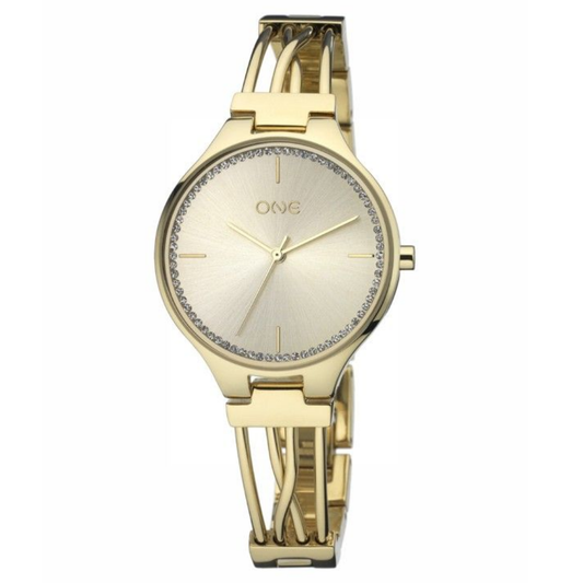 RELOGIO ONE SOULMATE DOURADO