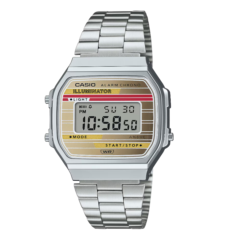 RELÓGIO CASIO PRATEADO "A168WEHA-9AEF"