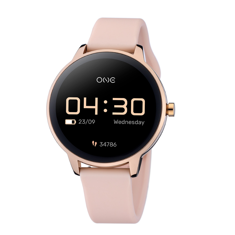 SMARTWATCH ONE QUEENCALL ROSE GOLD SILICONE