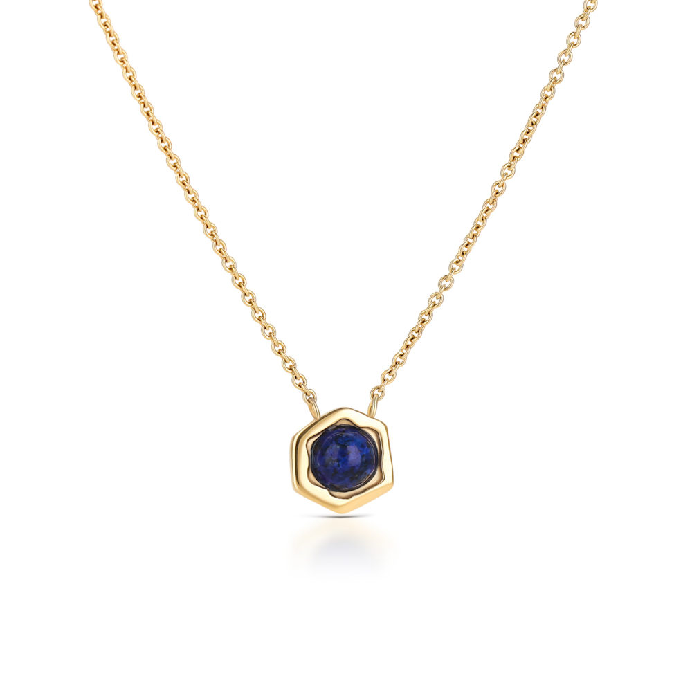 COLAR ONE SENHORA ELEMENT BLUE GOLD