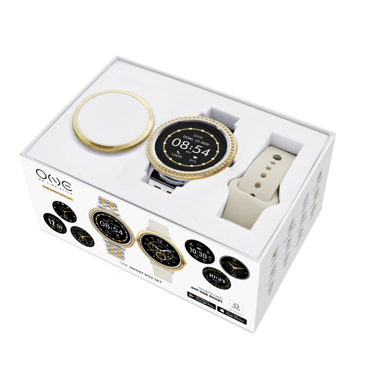 BOX ONE SENHORA SMARTWATCH GLAMCALL BICOLOR