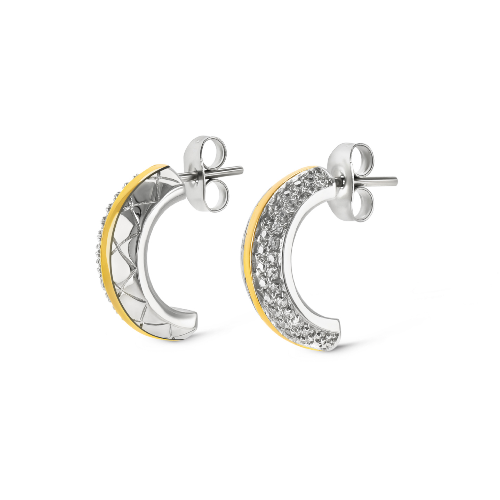 BRINCOS ONE SENHORA DELIGHTFUL BICOLOR