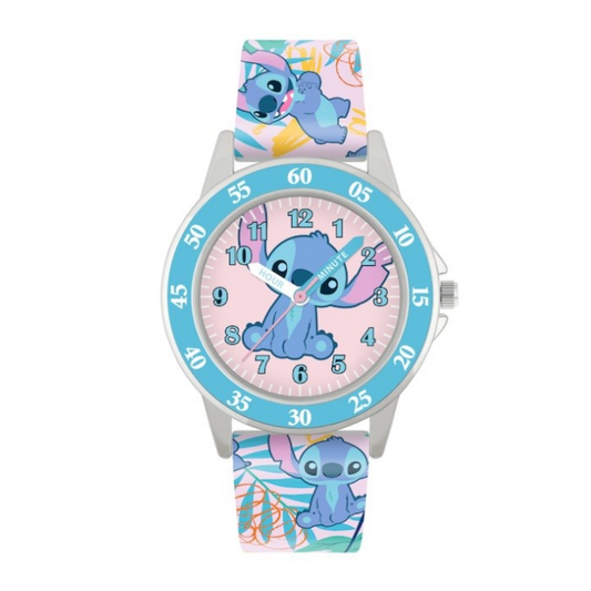 RELÓGIO DISNEY TIME TEAXCHER LILO & STITCH