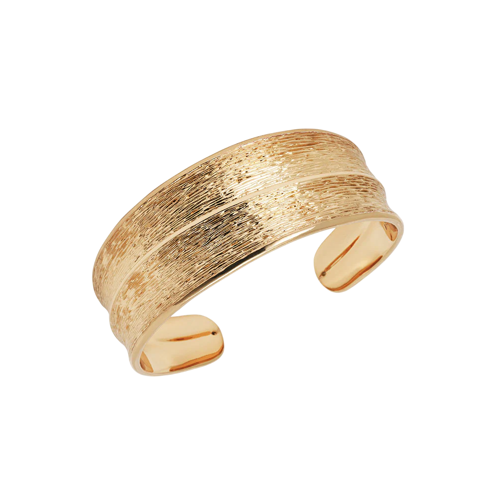 PULSEIRA VIDAL & VIDA EM BRONZE COM BANHO DE OURO 18K