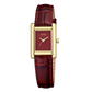 RELOGIO ONE SENHORA VINAGE BORDEAUX