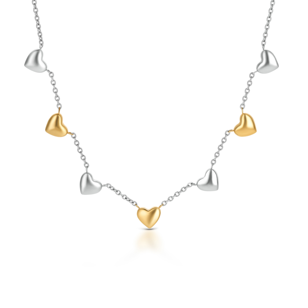 COLAR ONE SENHORA CRAZY HEART EMBRACE BICOLOR