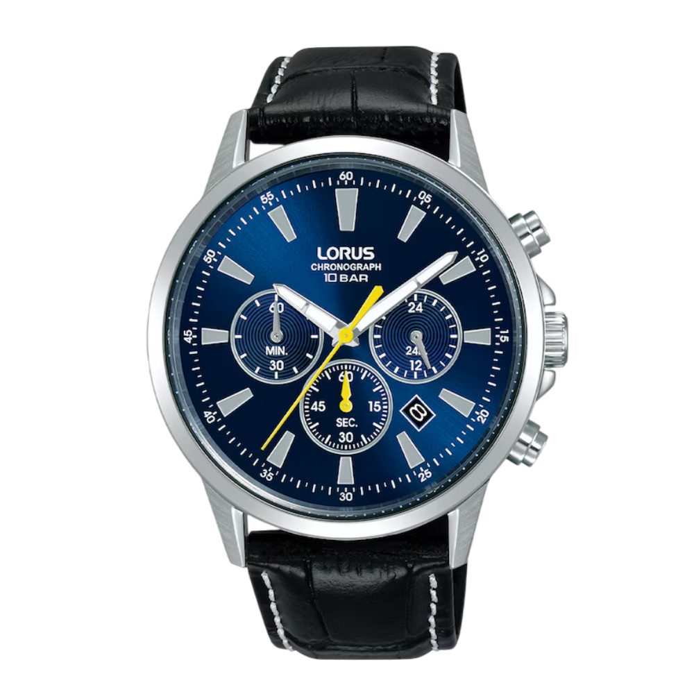 RELÓGIO LORUS HOMEM CRONÓGRAFOS MOSTRADOR AZUL PELE