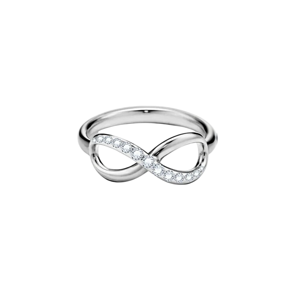 ANEL LIU JO EM AÇO INFINITO COM ZIRCÓNIAS