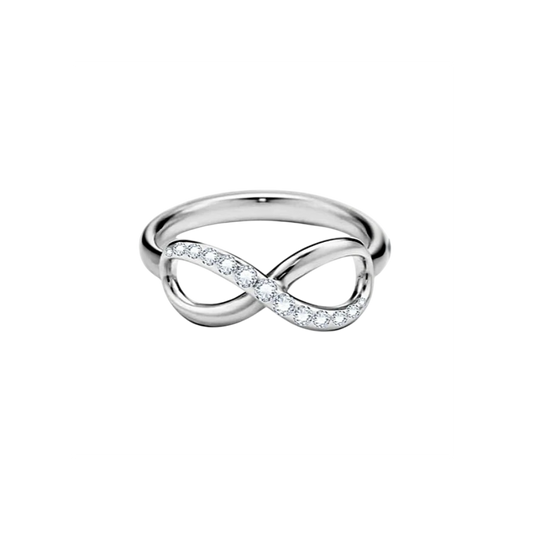 ANEL LIU JO EM AÇO INFINITO COM ZIRCÓNIAS