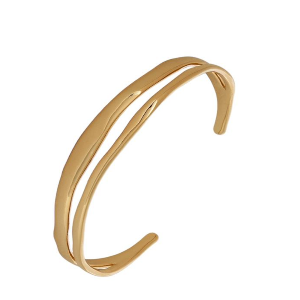 ESCRAVA  VIDAL &  VIDAL EM BRONZE BANHADO A OURO 18KT