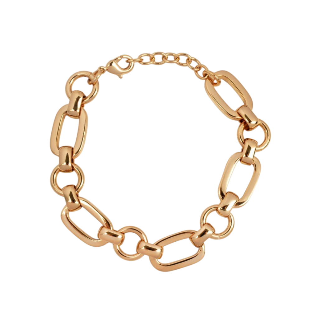 PULSEIRA VIDAL & VIDAL EM BRONZE COM BANHO DE OURO 18K