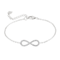 PULSEIRA UNIKE MEANINGFUL INFINITE I EM PRATA 925% COM ZIRCÓNIAS