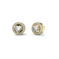 BRINCOS GUESS EM AÇO DOURADO COM ZIRCÓNIAS