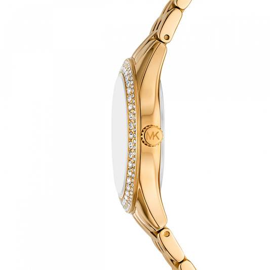 RELÓGIO MICHAEL KORS DOURADO COM MOSTRADOR VERDE
