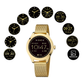 SMARTWATCH MINI GOLD MESH